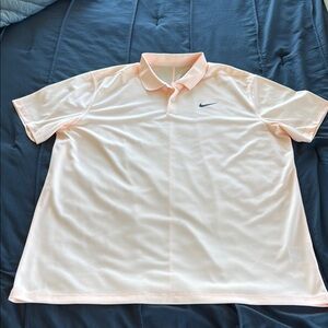 Nike Men's Peach Polo Shirt